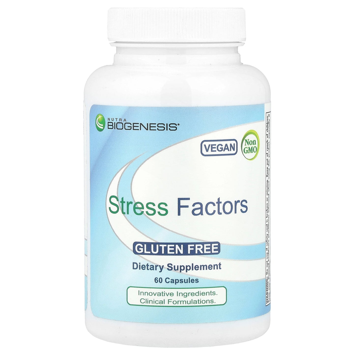 Nutra BioGenesis, Stress Factors, 60 Capsules