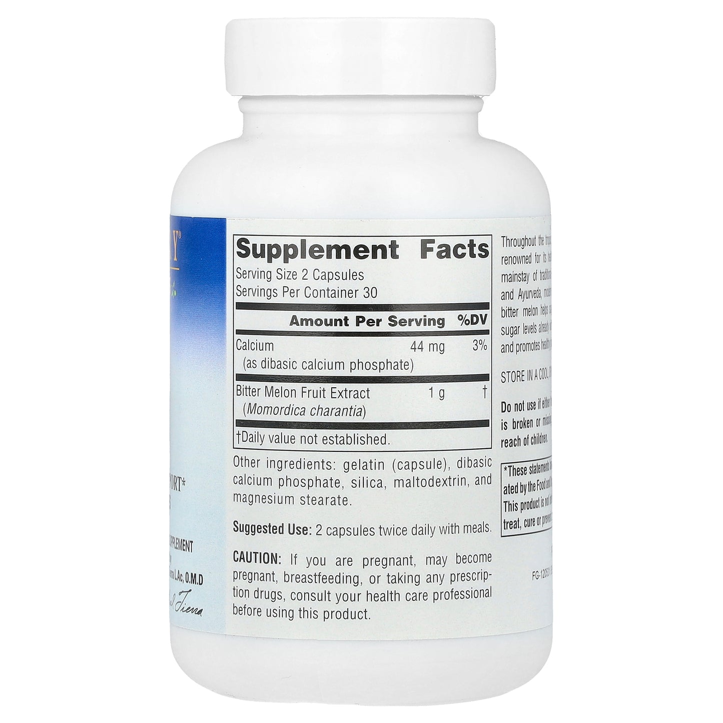 Planetary Herbals, Bitter Melon, 60 Capsules