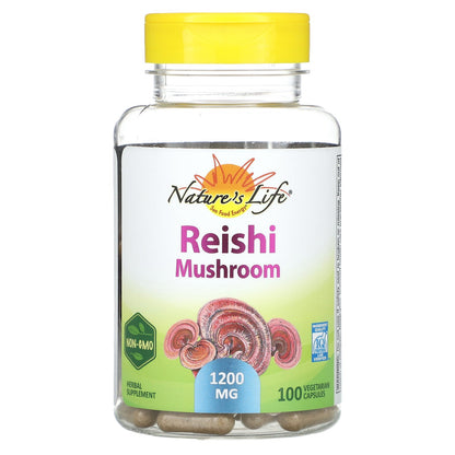 Nature's Life, Reishi Mushroom, 100 Vegetarian Capsules (600 mg per Capsule)