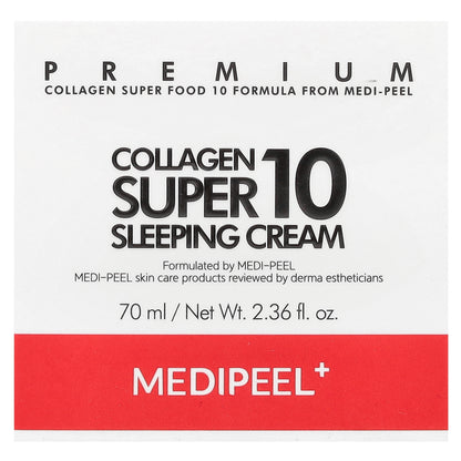 Medi-Peel, Collagen Super 10 Sleeping Cream, 2.36 fl oz (70 ml)