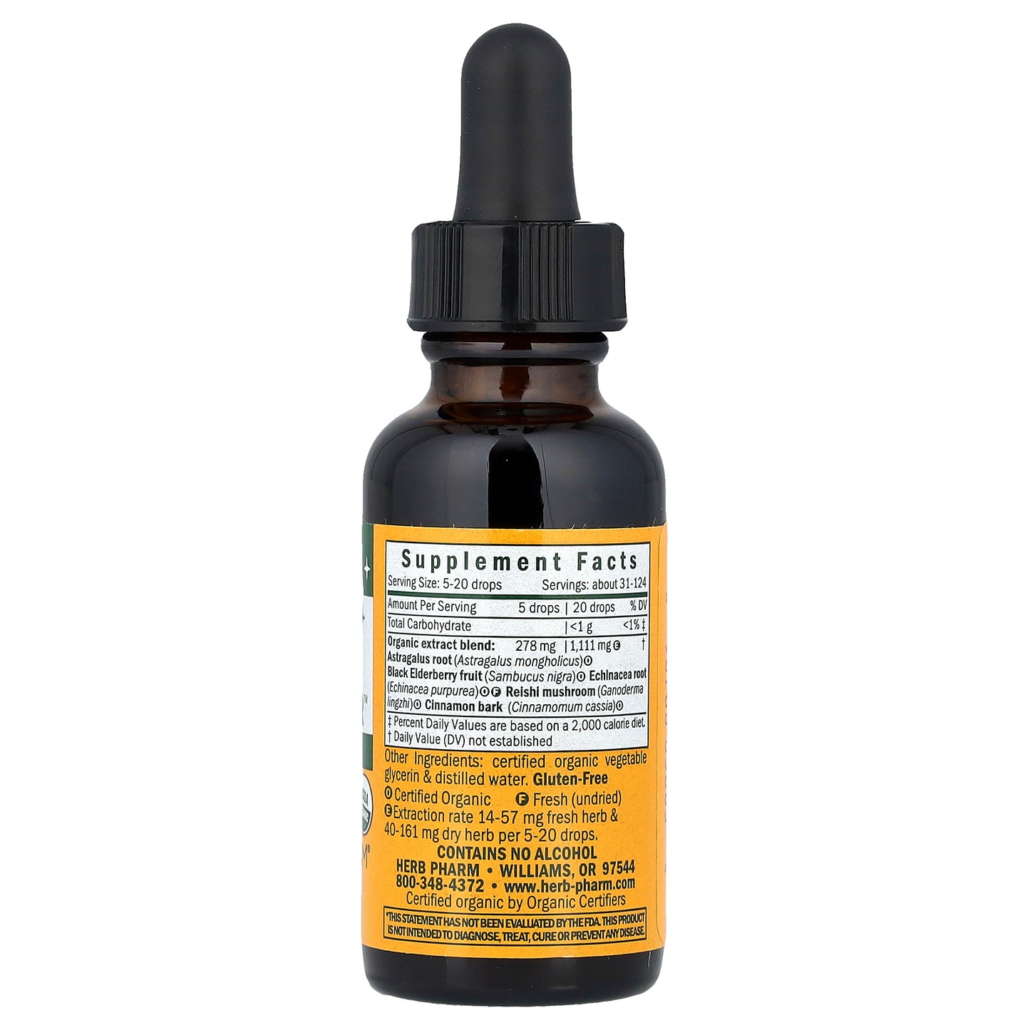 Herb Pharm, Kids, Immune Fortifier™, System Builder, Alcohol Free, 1 fl oz (30 ml)