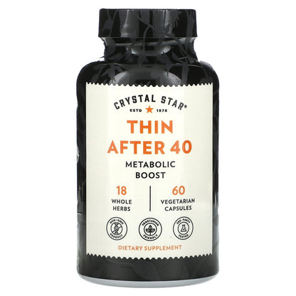 Crystal Star, Thin After 40, 60 Vegetarian Capsules