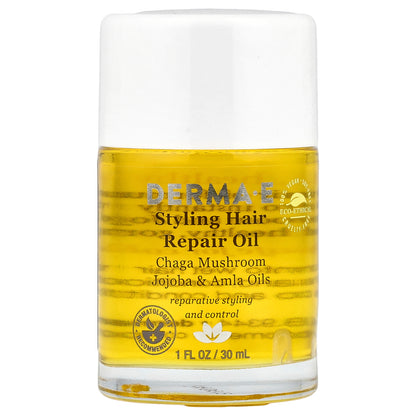 DERMA E, Styling Hair Repair Oil, 1 fl oz (30 ml)