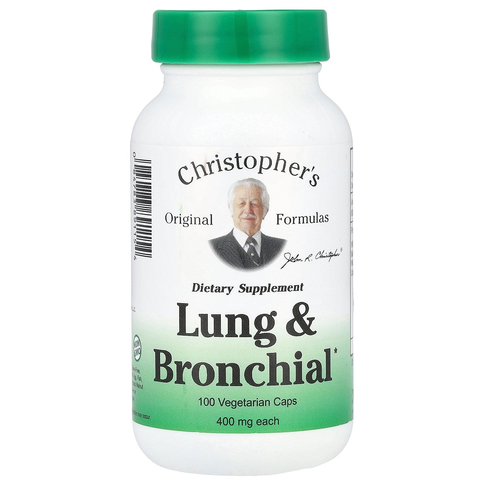 Christopher's Original Formulas, Lung & Bronchial, 100 Vegetarian Caps