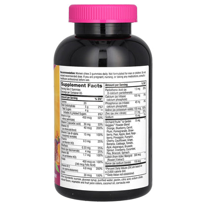 Nature's Way, Alive! Women's 50+ Gummy Multivitamins, Mixed Berry, 130 Gummies