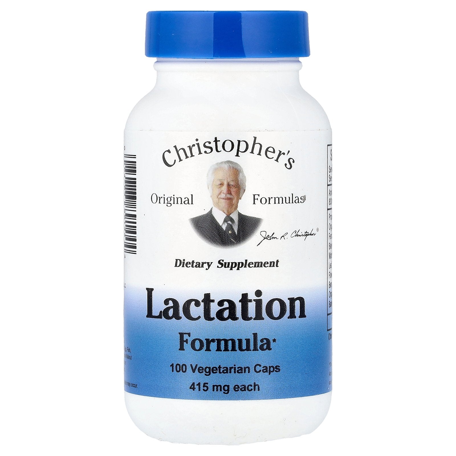 Christopher's Original Formulas, Lactation Formula, 100 Vegetarian Caps