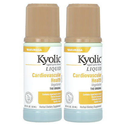 Kyolic, Aged Garlic Extract™ Liquid, 2 Bottles, 2 fl oz (60 ml) Each