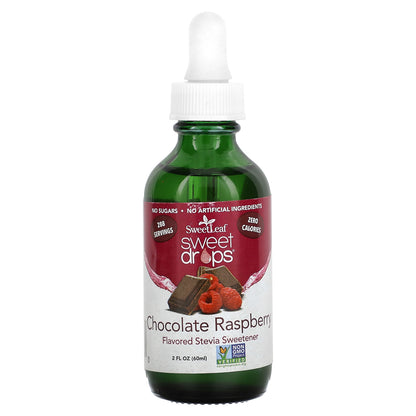 SweetLeaf Stevia, Sweet Drops, Chocolate Raspberry, 2 fl oz (60 ml)