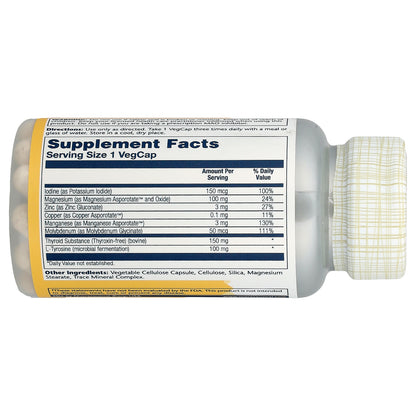 Solaray, Thyroid Caps™, Freeze Dried, 60 VegCaps