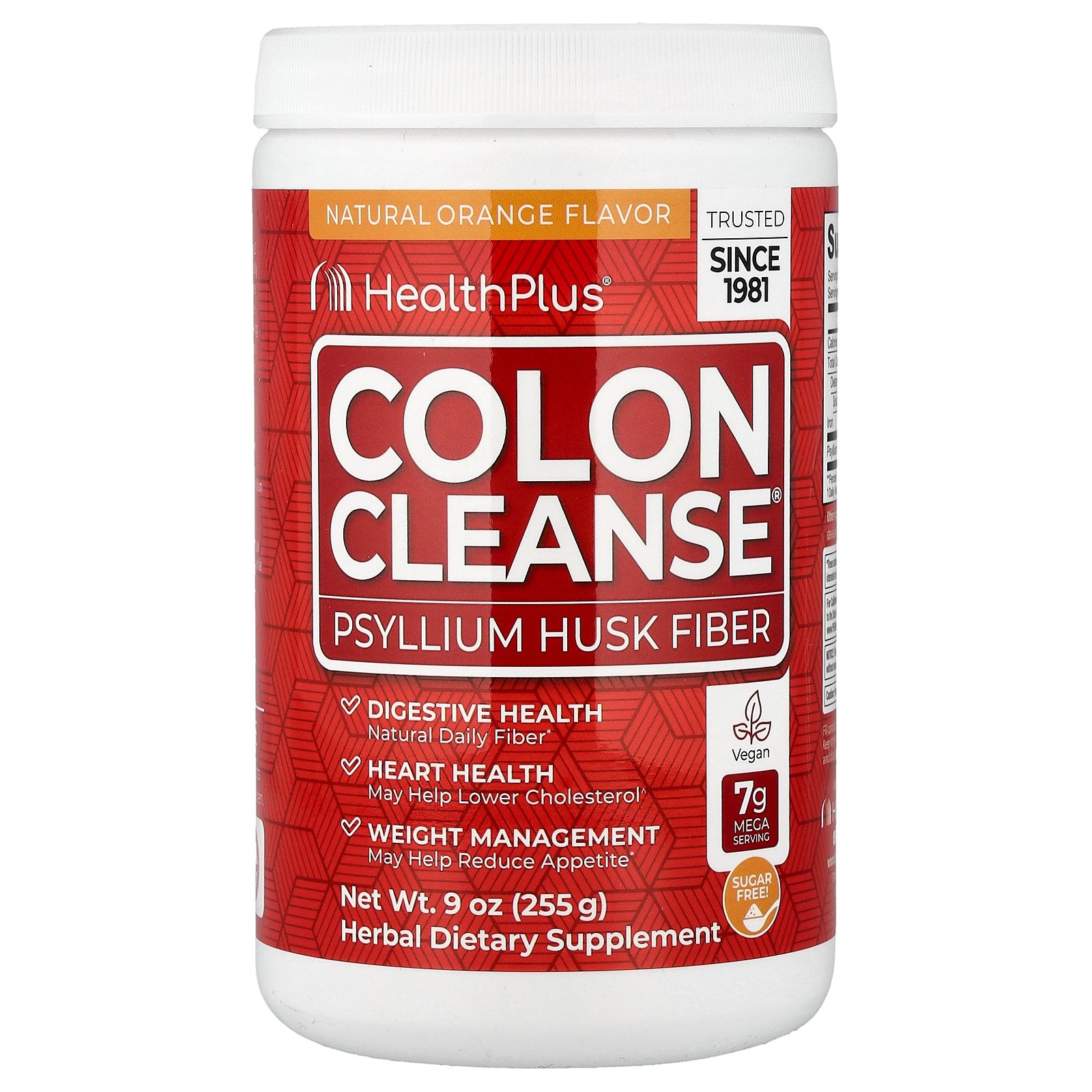 Health Plus, Colon Cleanse®, Natural Orange, 9 oz (255 g)