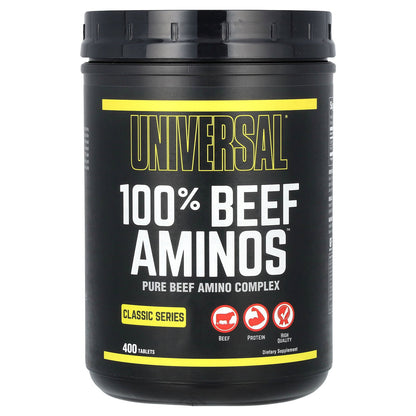 Universal U, Classic Series, 100% Beef Aminos, 400 Tablets