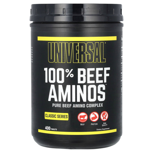 Universal U, Classic Series, 100% Beef Aminos, 400 Tablets
