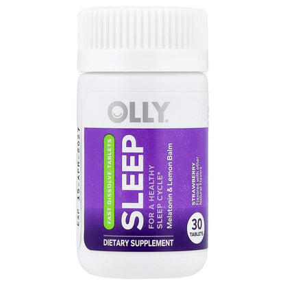 OLLY, Sleep, Strawberry, 30 Tablets