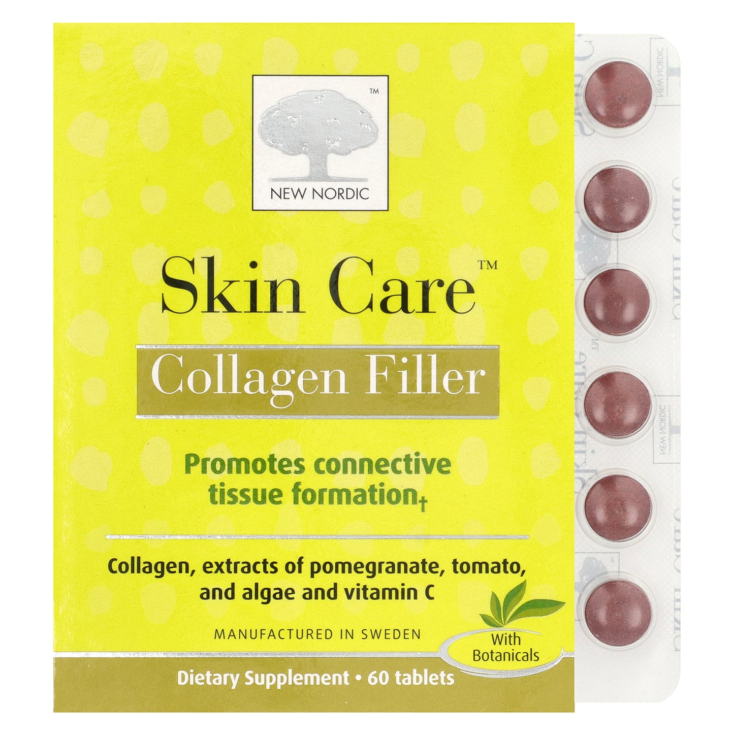 New Nordic, Skin Care™, Collagen Filler, 60 Tablets