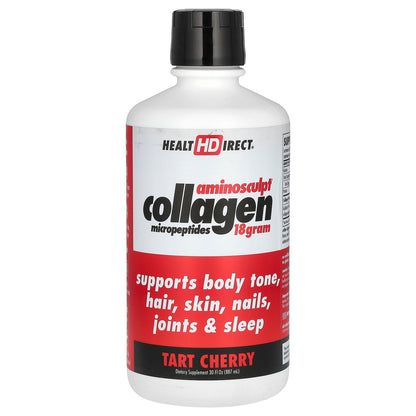 Health Direct, AminoSculpt® Collagen Micropeptides, Tart Cherry, 18 g, 30 fl oz (887 ml)