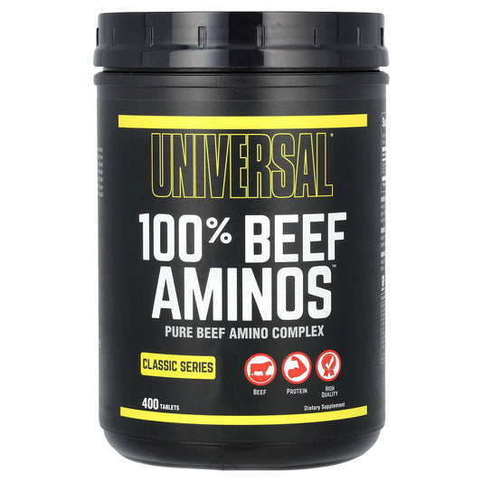 Universal U, Classic Series, 100% Beef Aminos, 400 Tablets