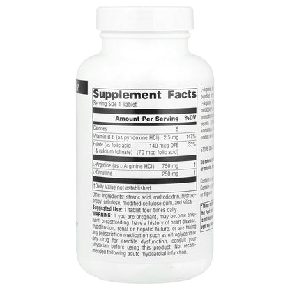 Source Naturals, L-Arginine L-Citrulline Complex, 120 Tablets