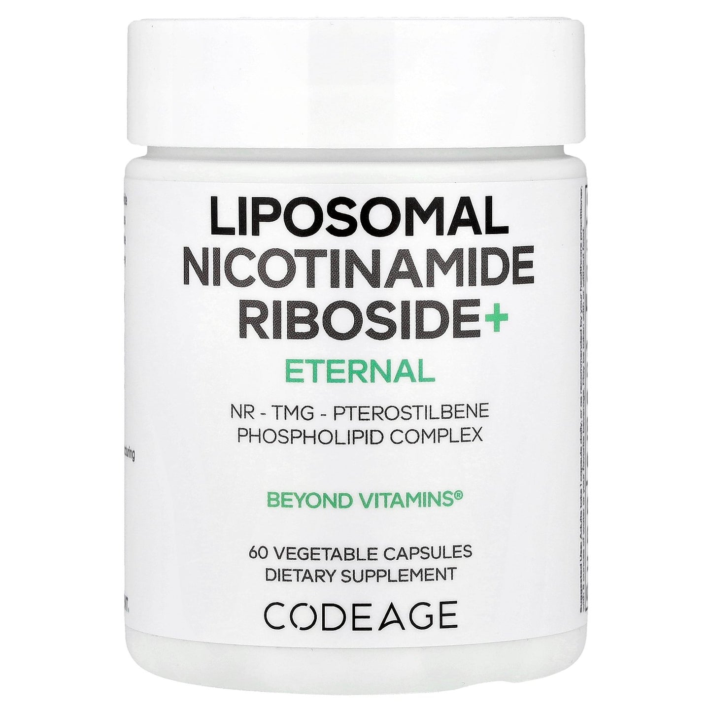 Codeage, Liposomal Nicotinamide Riboside+, 60 Vegetable Capsules