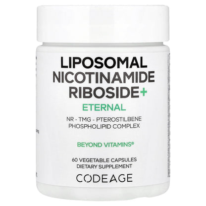 Codeage, Liposomal Nicotinamide Riboside+, 60 Vegetable Capsules