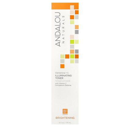 Andalou Naturals, Clementine + C, Illuminating Toner, 6 fl oz (178 ml)