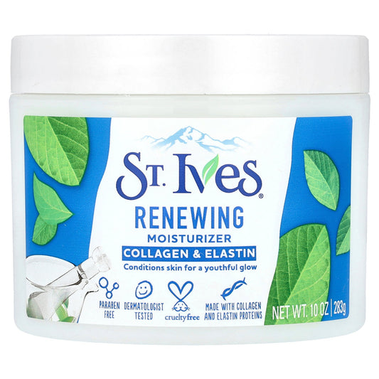 St. Ives, Renewing Moisturizer, Collagen & Elastin, 10 oz (283 g)