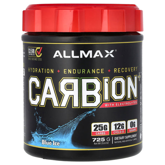 ALLMAX, CARBION+™ With Electrolytes, Blue Ice, 25.6 oz (725 g)