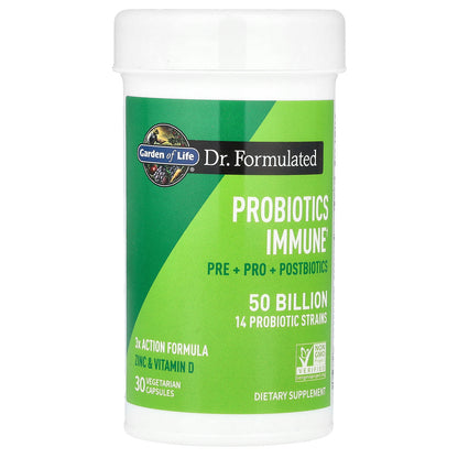 Garden of Life, Probiotics Immune, 30 Vegetarian Capsules