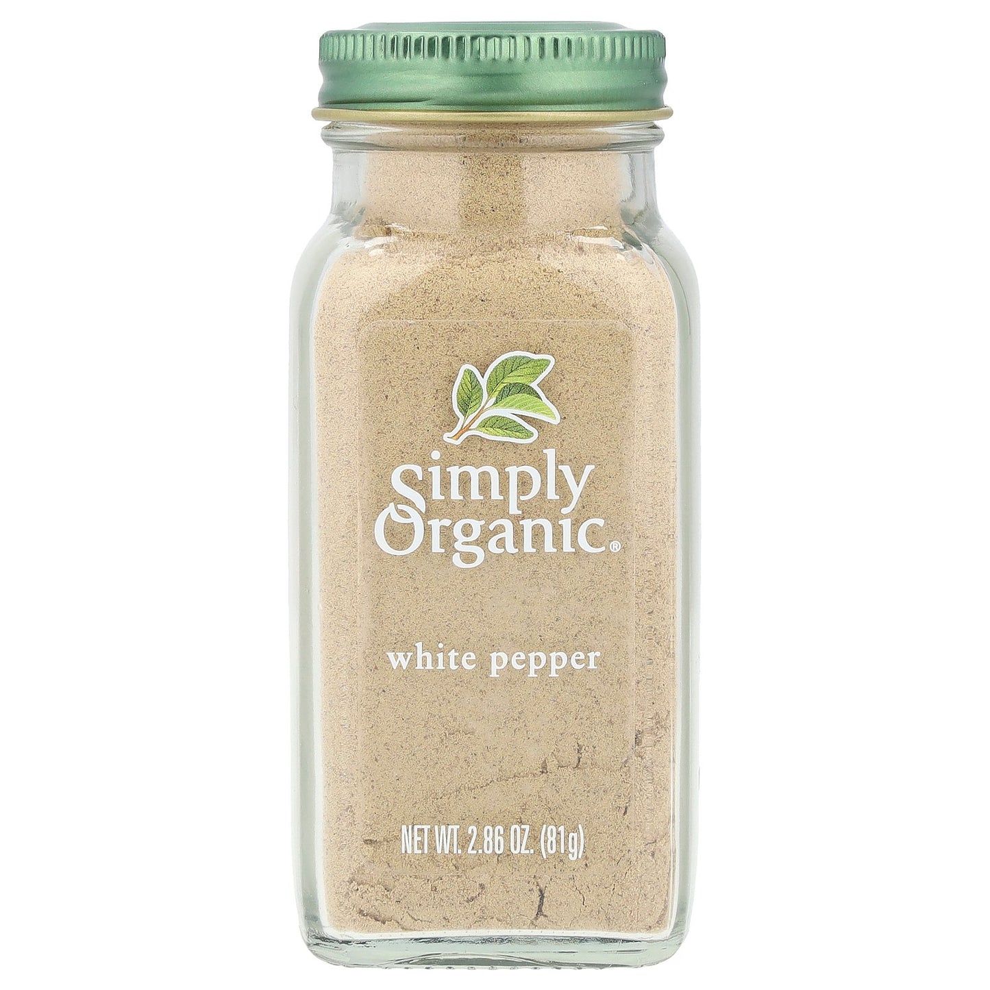 Simply Organic, White Pepper, 2.86 oz (81 g)