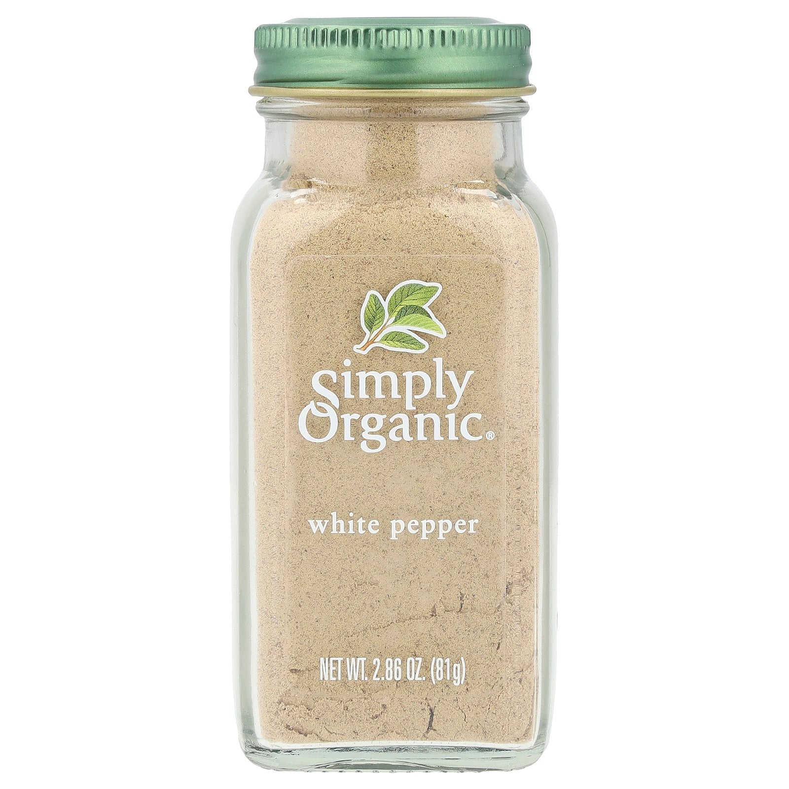 Simply Organic, White Pepper, 2.86 oz (81 g)