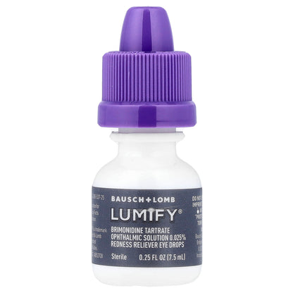 Lumify, Redness Reliever Eye Drops, Large, 0.25 fl oz (7.5 ml)