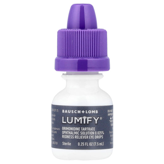 Lumify, Redness Reliever Eye Drops, Large, 0.25 fl oz (7.5 ml)