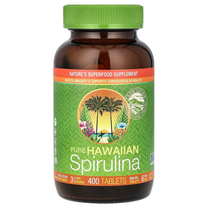 Nutrex Hawaii, Pure Hawaiian Spirulina®, 500 mg, 400 Tablets