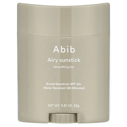 Abib, Airy Sunstick Smoothing Bar, SPF 50+, 0.81 oz (23 g)