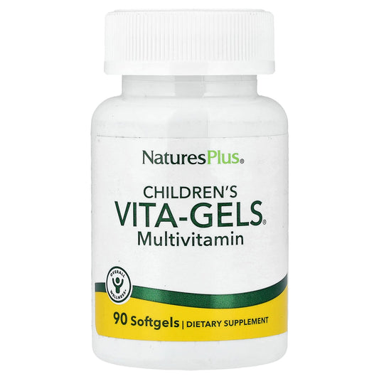 NaturesPlus, Children's Vita-Gels® Multivitamin, Orange, 90 Softgels