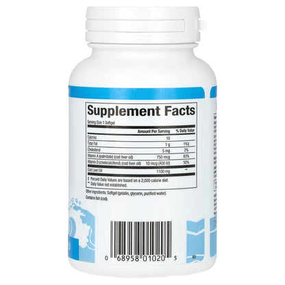 Natural Factors, Super Cod Liver Oil, 90 Softgels