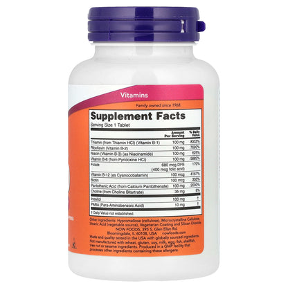 NOW Foods, Sustained Release B-100, 100 Tablets