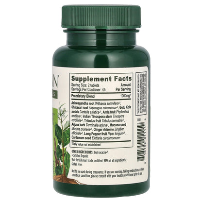 Banyan Botanicals, Stress Ease, 90 Tablets