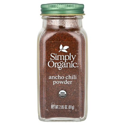 Simply Organic, Ancho Chili Powder, 2.85 oz (81 g)