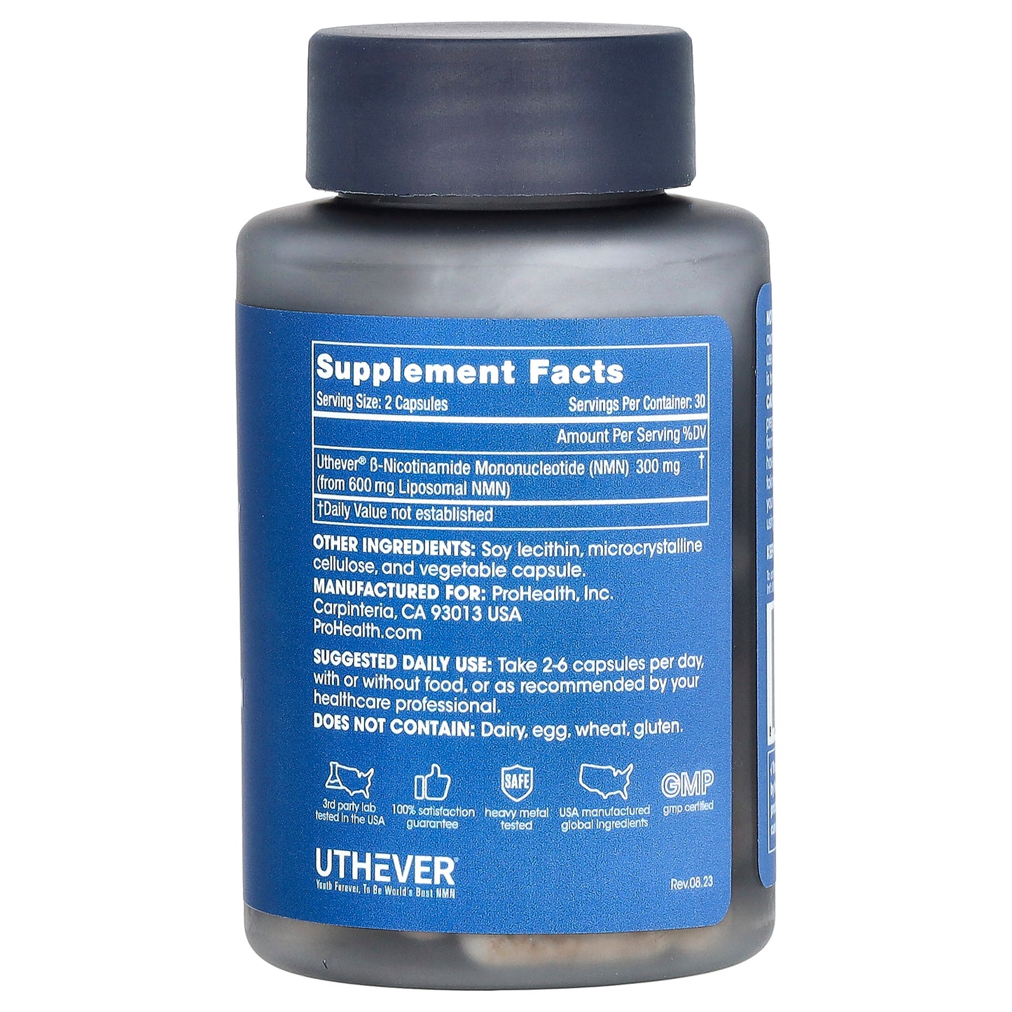 ProHealth Longevity, Liposomal NMN Pro 300, 60 Capsules (150 mg per Capsule)