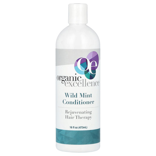 Organic Excellence, Conditioner, Rejuvenating Hair Therapy, Wild Mint, 16 fl oz (473 ml)