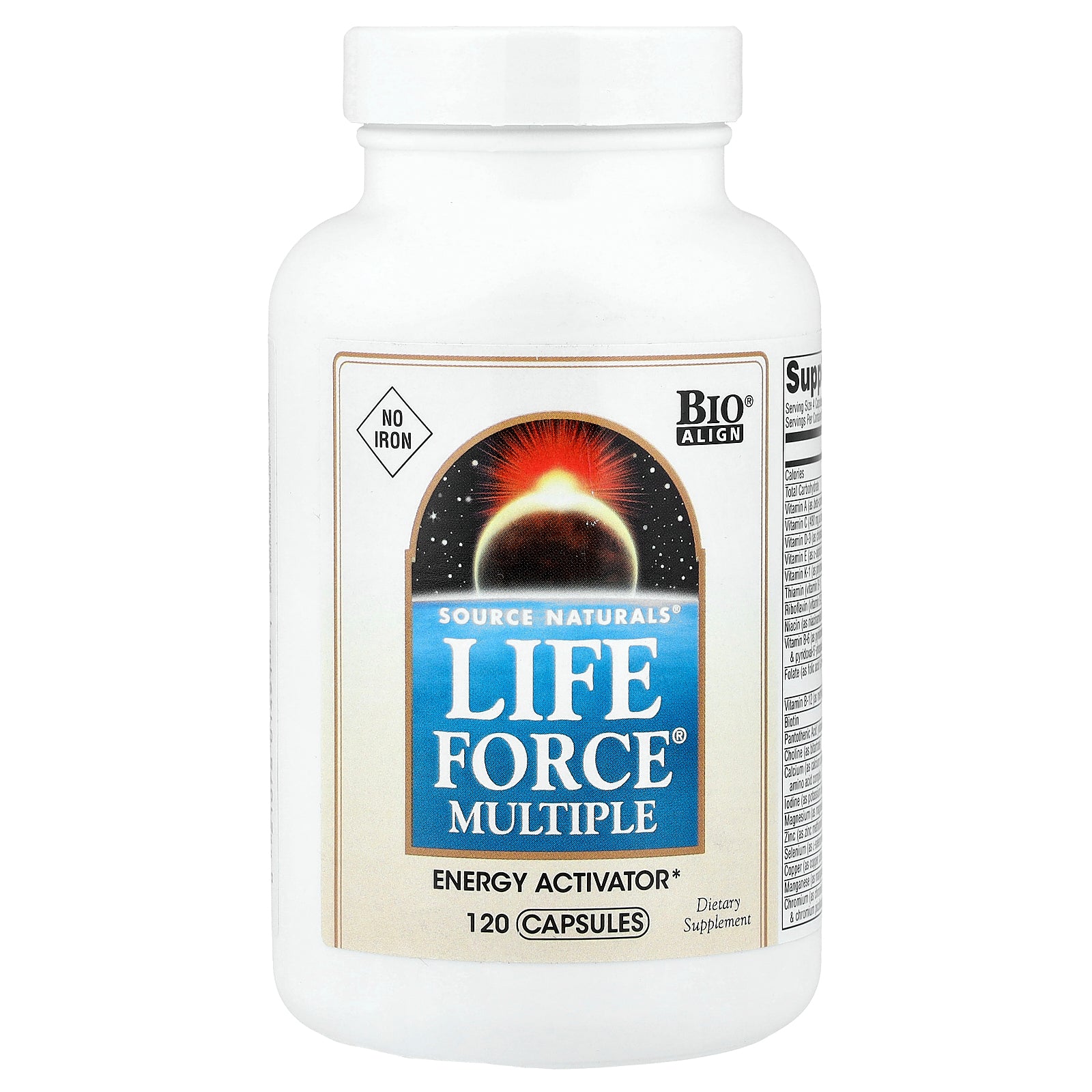 Source Naturals, Life Force® Multiple, No Iron, 120 Capsules