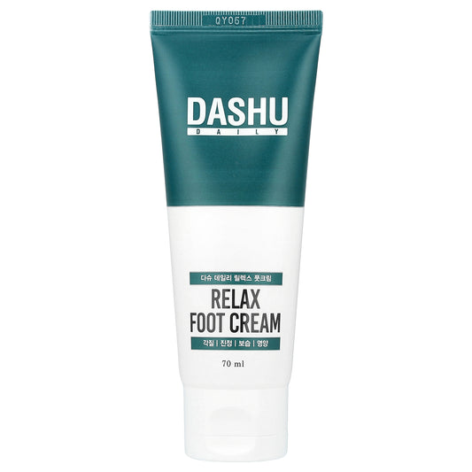 Dashu, Daily, Relax Foot Cream, 70 ml