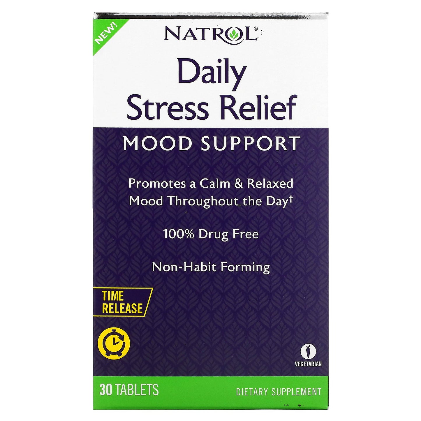 Natrol, Daily Stress Relief, Time Release, 30 Tablets