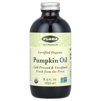 Flora, Certified Organic Pumpkin Oil, 8.5 fl oz (250 ml)