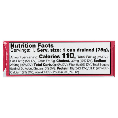 Wild Planet, Wild Smoked Pink Salmon, 3.9 oz (110 g)