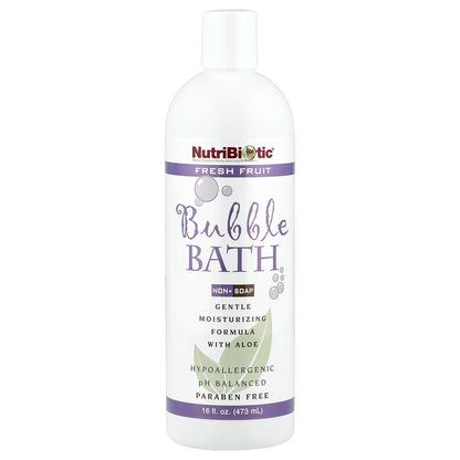NutriBiotic, Bubble Bath, Non-Soap, Fresh Fruit, 16 fl oz (473 ml)