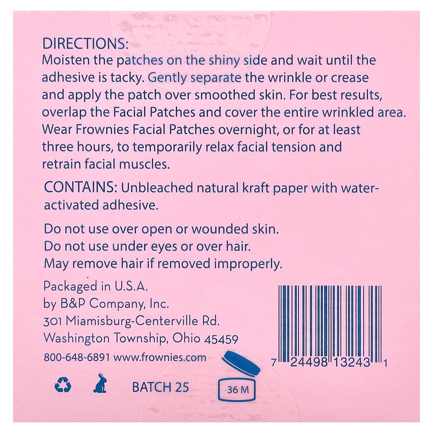 Frownies, Facial Patches, 144 Patches