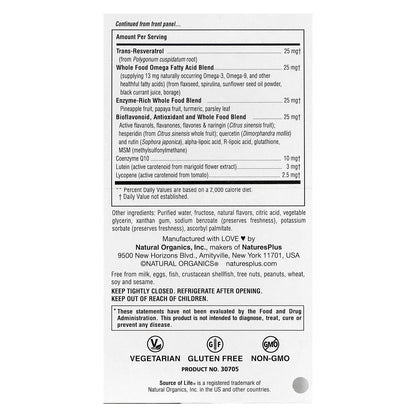 NaturesPlus, Source of Life, Gold® Liquid, Tropical Fruit, 8 fl oz (240 ml)