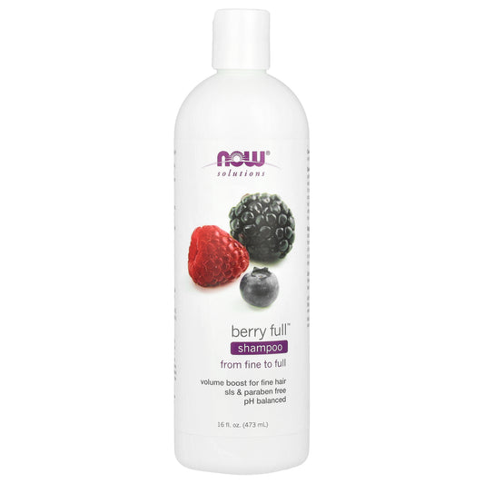 NOW Foods, Solutions, Berry Full Shampoo, From Fine to Full, 16 fl oz (473 ml)