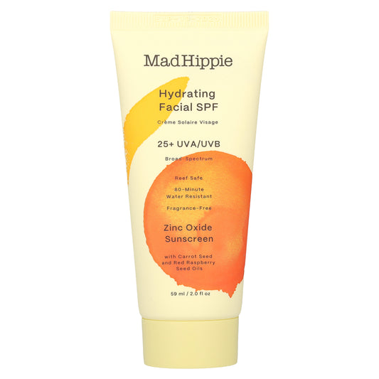 Mad Hippie, Hydrating Facial SPF, Fragrance Free, 2 fl oz (59 ml)